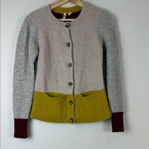 White Stuff Elegant Multicolor Button-Up Cardigan Size Extra Small